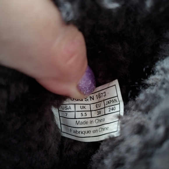 UGG SUEDE TALL BOOT IN BROWN SIZE WOMANS 7 - Picture 13 of 15